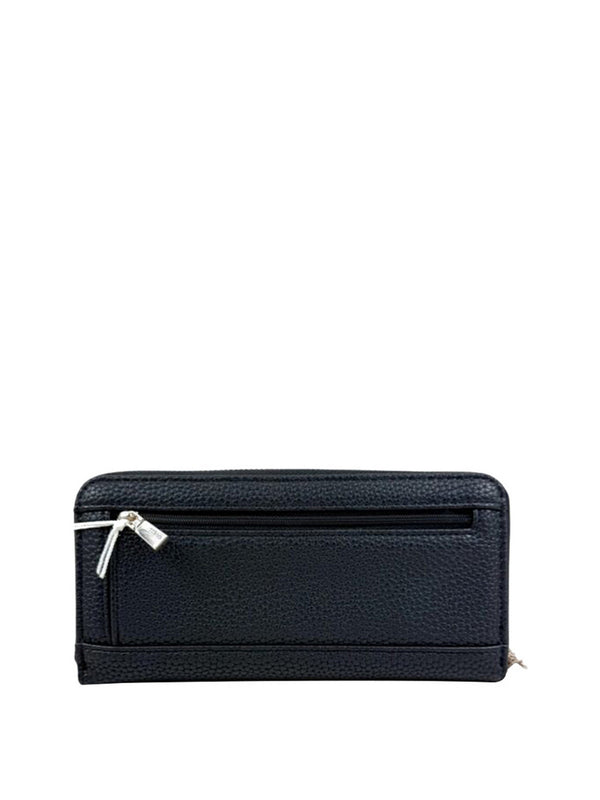 Guess Portafoglio Guess Brenton Slg Lrg Zip Around - Nero