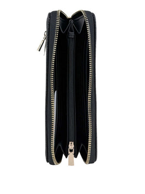 Guess Portafoglio Guess Brenton Slg Lrg Zip Around - Nero