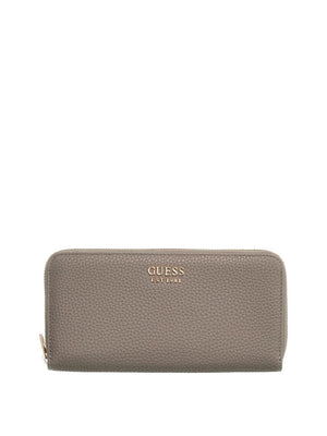 Guess Portafoglio Guess Brenton Slg Lrg Zip Around - Grigio