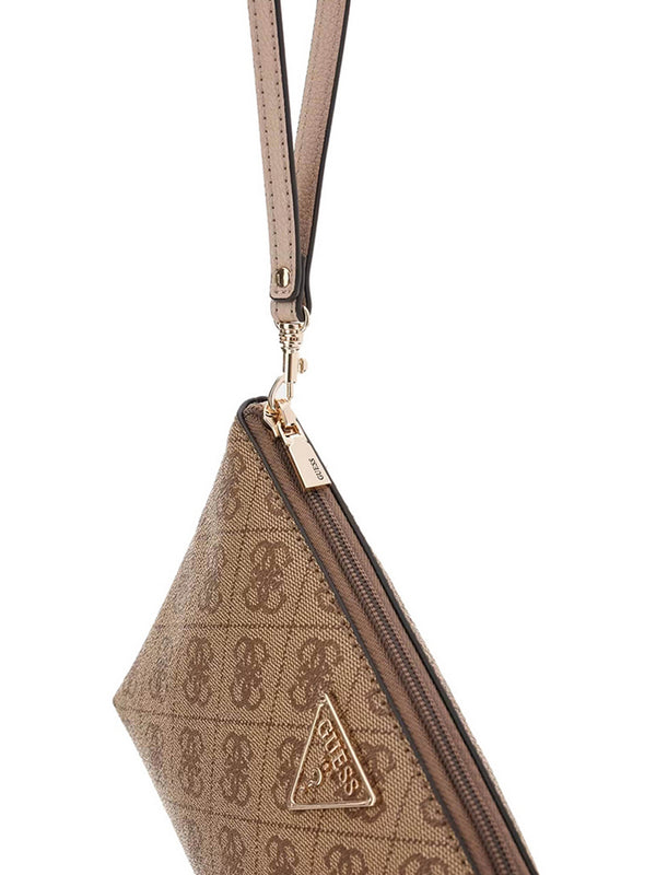 Guess Pochette Guess Laurel 4G Logo - Marrone