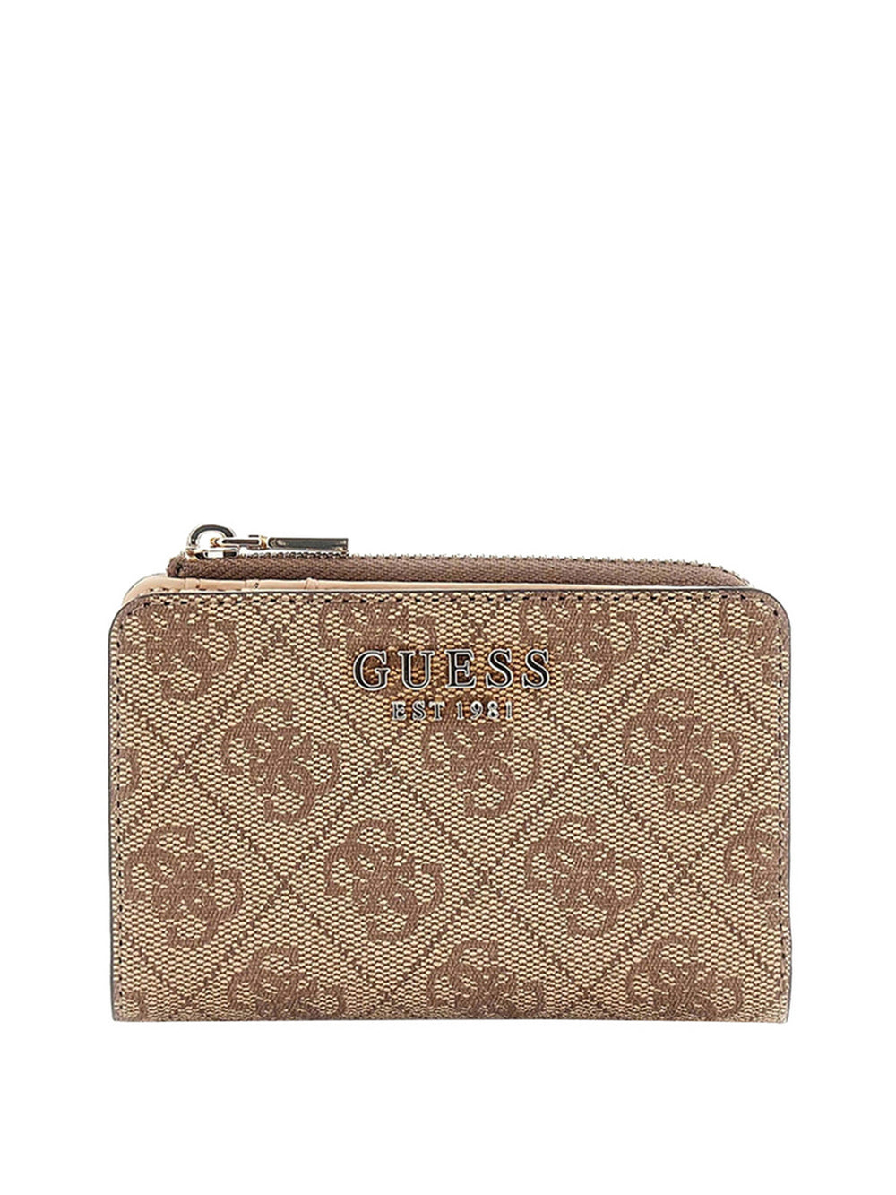 Guess Portafoglio Guess Laurel Ii Slg Zip Arnd Crd Cse - Beige