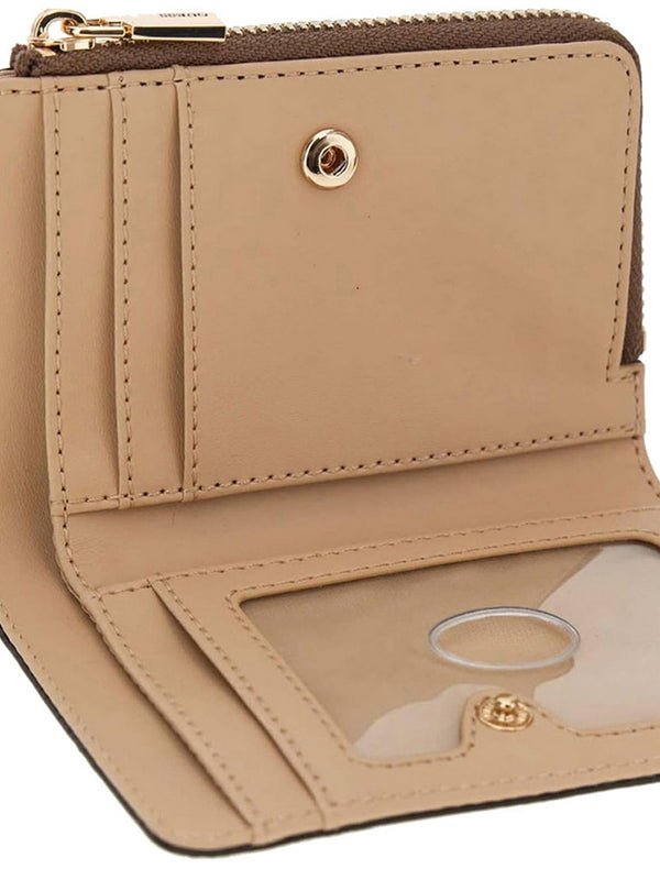 Guess Portafoglio Guess Laurel Ii Slg Zip Arnd Crd Cse - Beige