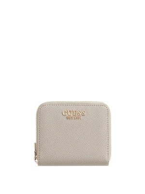 Guess Mini Portafoglio Guess Laurel Saffiano - Beige
