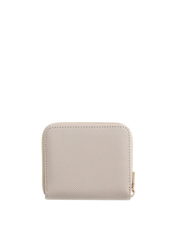Guess Mini Portafoglio Guess Laurel Saffiano - Beige