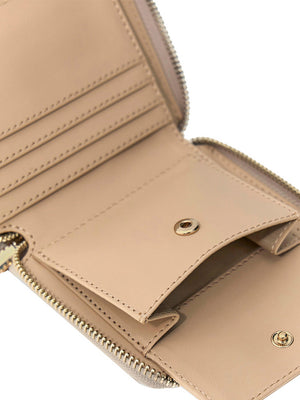 Guess Mini Portafoglio Guess Laurel Saffiano - Beige