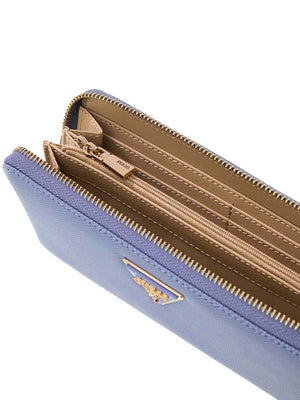 Guess Portafoglio Guess Laurel Ii Slg Large Zip Around - Turchese/Azzurrino