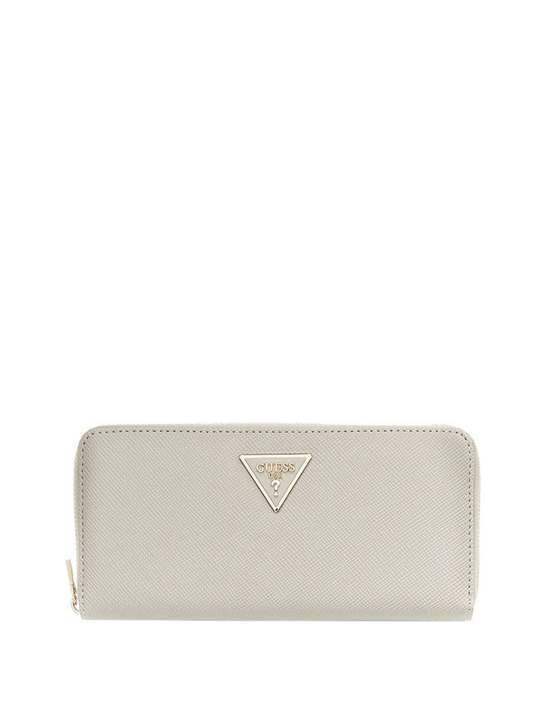 Guess Portafoglio Guess Laurel Ii Slg Large Zip Around - Beige