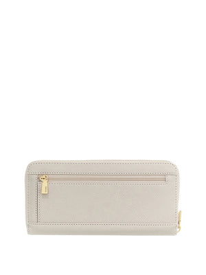 Guess Portafoglio Guess Laurel Ii Slg Large Zip Around - Beige