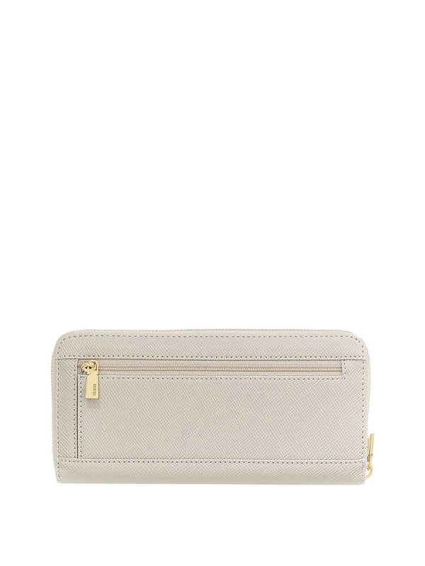 Guess Portafoglio Guess Laurel Ii Slg Large Zip Around - Beige
