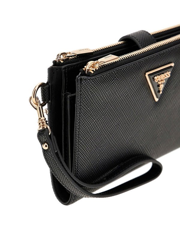 Guess Portafoglio Guess Laurel Saffiano - Nero