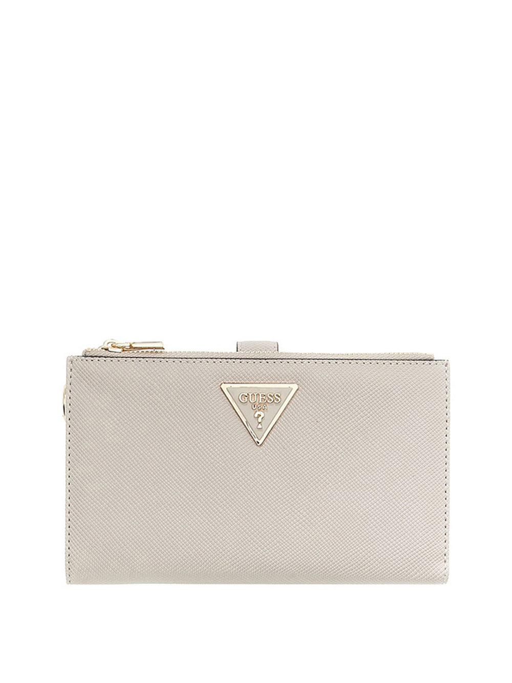 Guess Portafoglio Guess Laurel Ii Slg Dbl Zip Orgnzr - Beige