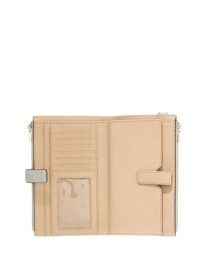 Guess Portafoglio Guess Laurel Ii Slg Dbl Zip Orgnzr - Beige