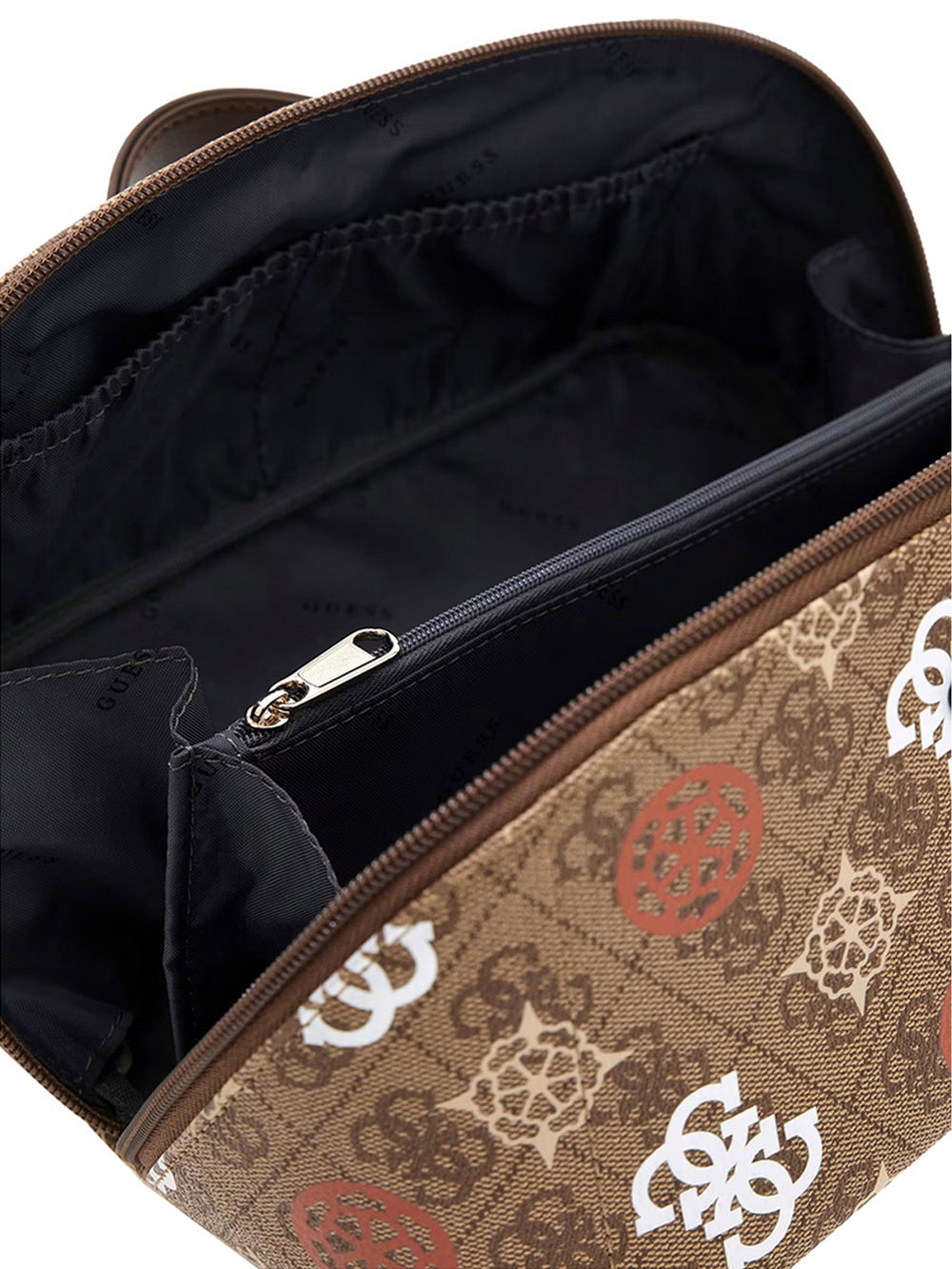 Guess Beauty Case Guess Vanity Eliette Logo 4G - Marrone