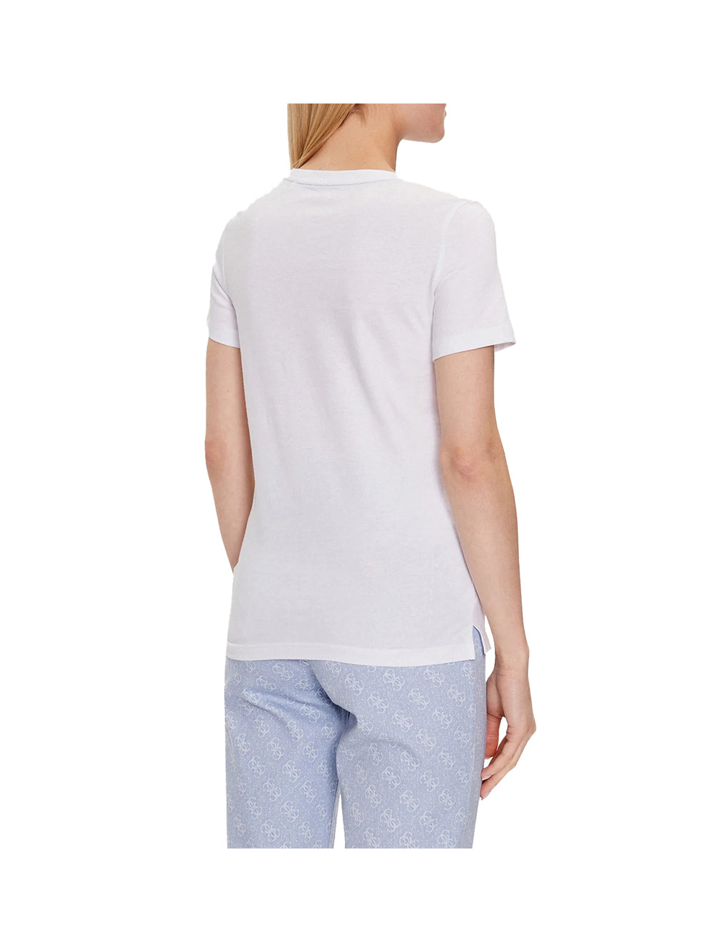 GUESS 1 USCITA T-Shirt Ss Cn Original Tee Donna - Bianco