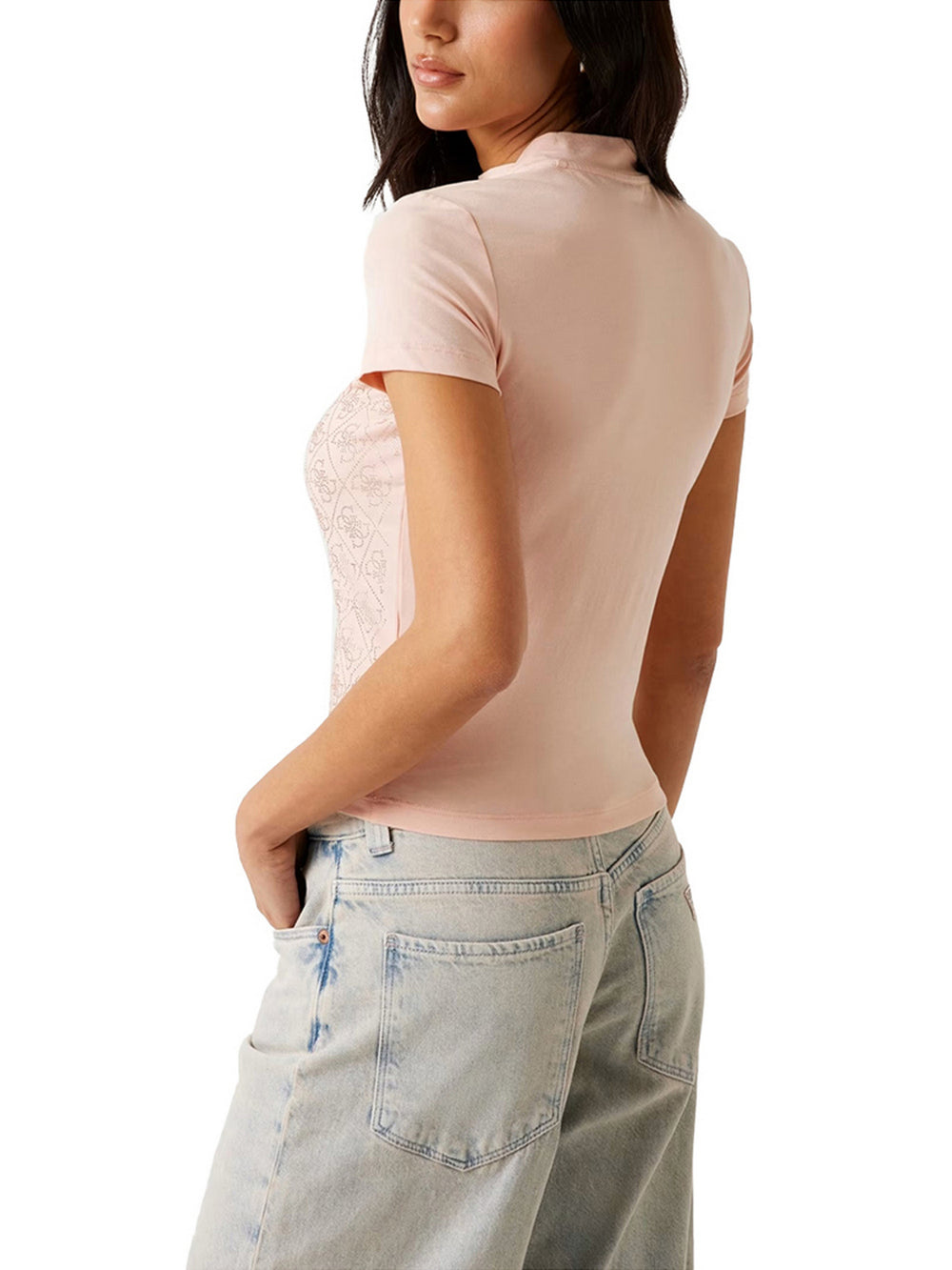 Guess T-shirt Guess Con Logo 4G - Rosa