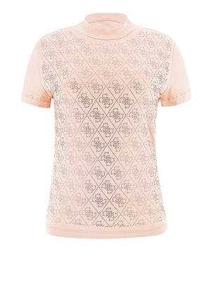 Guess T-shirt Guess Con Logo 4G - Rosa