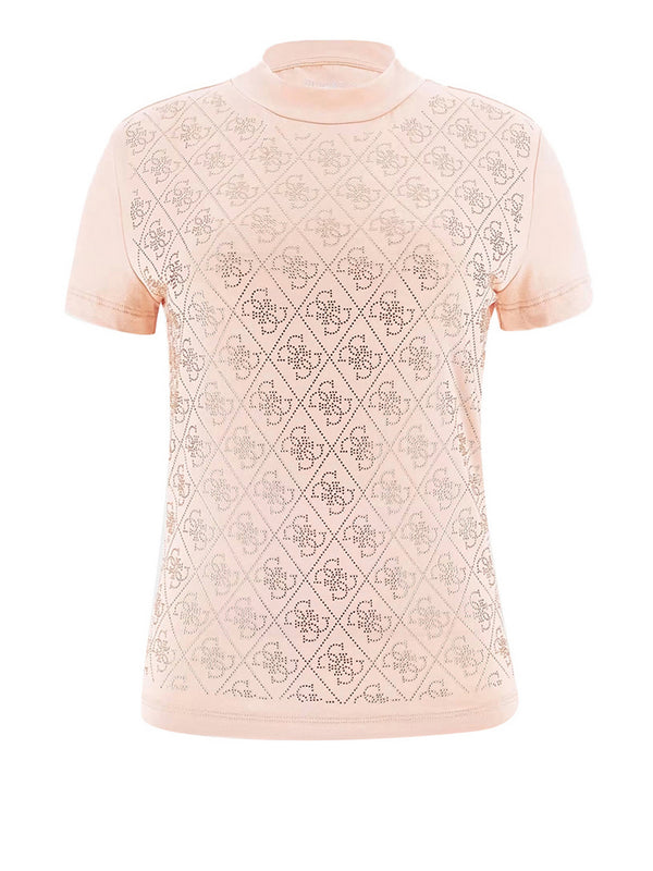 Guess T-shirt Guess Con Logo 4G - Rosa