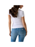 GUESS 1 USCITA T-shirt Guess Con Strass Logo - Bianco