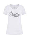 GUESS 1 USCITA T-shirt Guess Con Strass Logo - Bianco