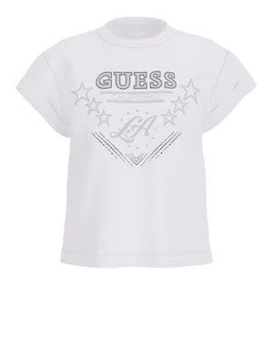 Guess T-Shirt Guess Stars Tee - Bianco