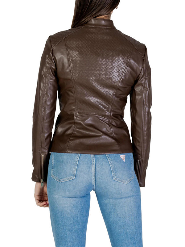 Guess Giacca Guess Claudine Biker - Marrone
