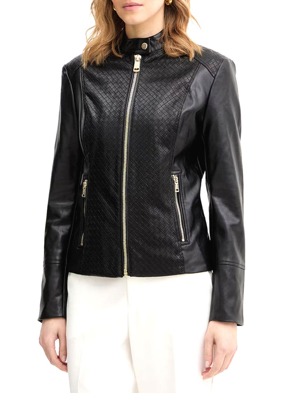 GUESS 1 USCITA Giubbino Guess Claudine Biker - Nero