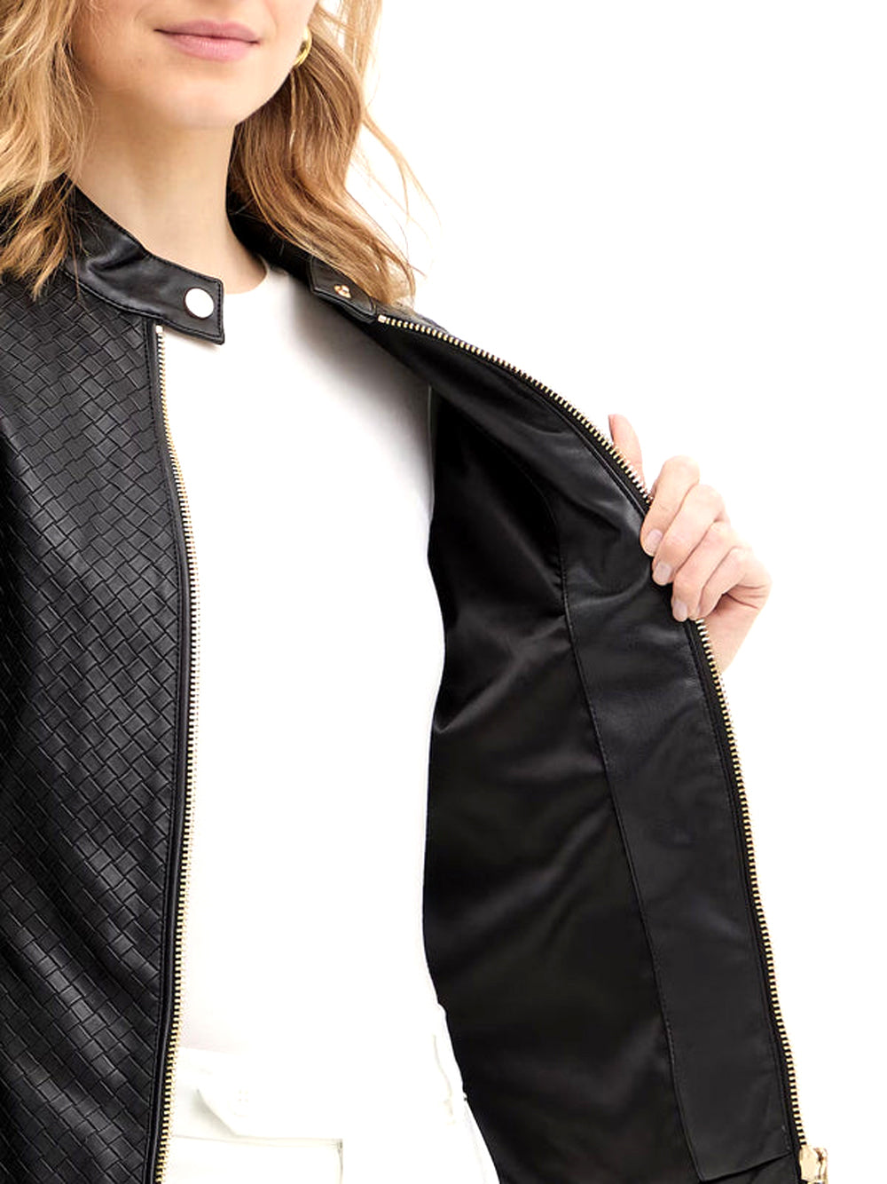 GUESS 1 USCITA Giubbino Guess Claudine Biker - Nero