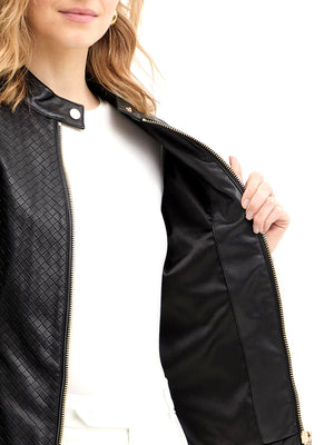 GUESS 1 USCITA Giubbino Guess Claudine Biker - Nero