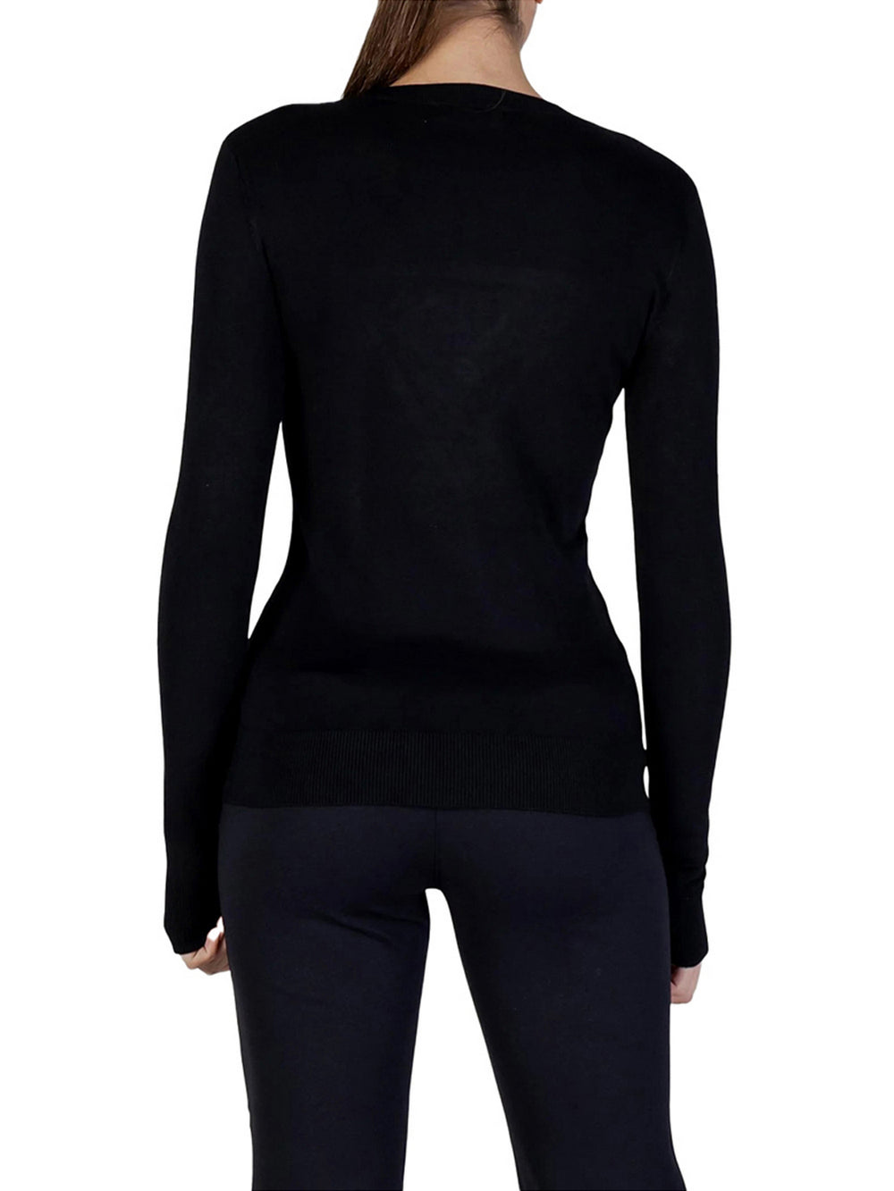 Guess Maglia Guess Sasha Triangle Logo - Nero