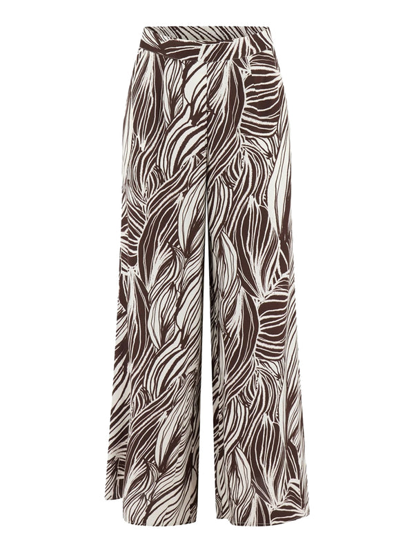 GUESS 2 USCITA Pantalone Guess Zoe Leaf Wide Leg - Multi
