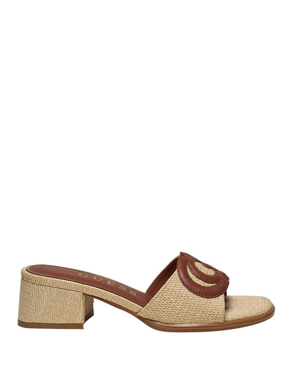 GUESS 2 USCITA Sandali Cerinna2 In Rafia Guess - Naturale