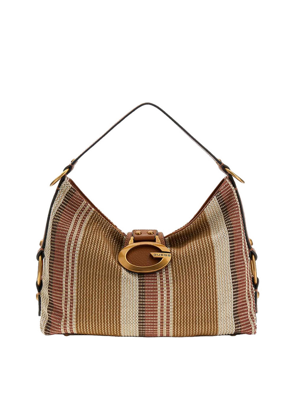 Guess Borsa A Spalla Guess Camden - Cognac/Multi