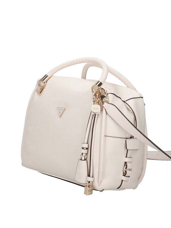 Guess Borsa A Tracolla Guess Danya Satchel - Bianco