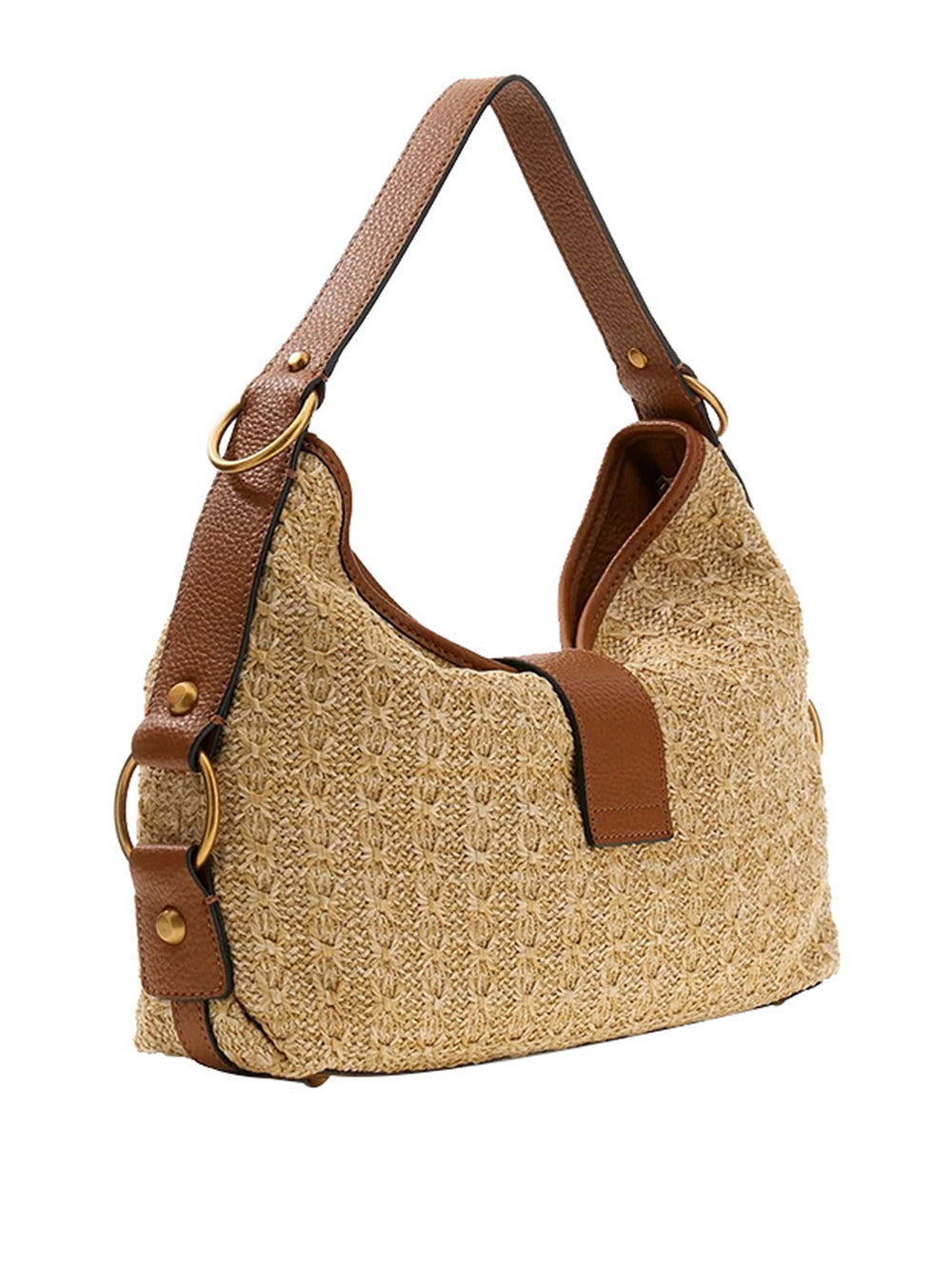 Guess Borsa A Spalla Guess Camden - Natural/Cognac