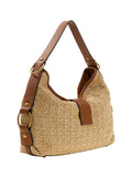GUESS 2 USCITA Borsa A Spalla Guess Camden - Natural/Cognac