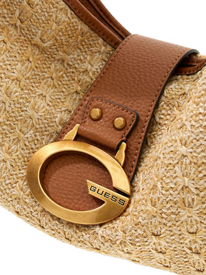 Guess Borsa A Spalla Guess Camden - Natural/Cognac