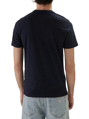 Guess T-Shirt Guess Triangle - Blu