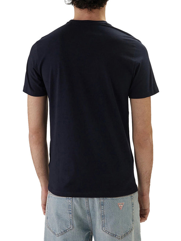Guess T-Shirt Guess Triangle - Blu