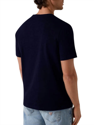 GUESS 2 USCITA T-Shirt Guess Cn Ss Small Patch Co - Blu