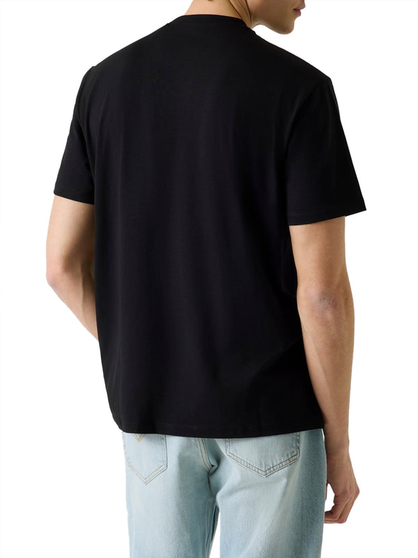 GUESS 2 USCITA T-shirt Guess In Misto Modal - Nero