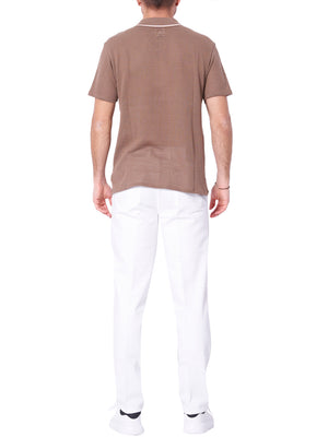 GUESS 2 USCITA T-Shirt Guess Daryl Crochet Knit P - Beige