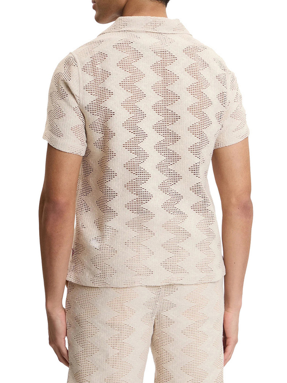 Guess Camicia Guess A Maniche Corte - Beige