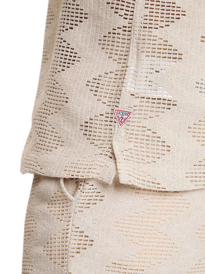 GUESS 2 USCITA Camicia Guess A Maniche Corte - Beige