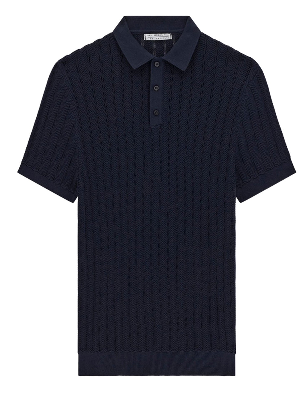 GUESS 2 USCITA Maglia Guess Lonny Polo Ss Harrin - Blu Notte