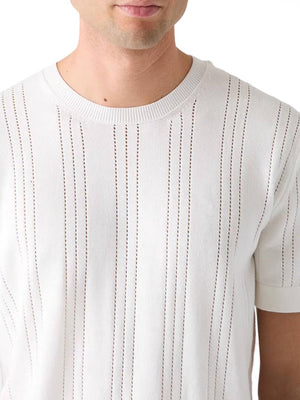 GUESS 2 USCITA T-Shirt Lindon Cn Ss Pointel Guess - Bianco