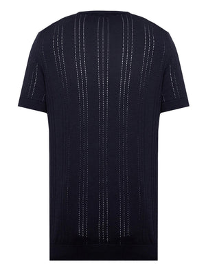 GUESS 2 USCITA Maglia Guess Lindon Cn Ss Pointel - Blu