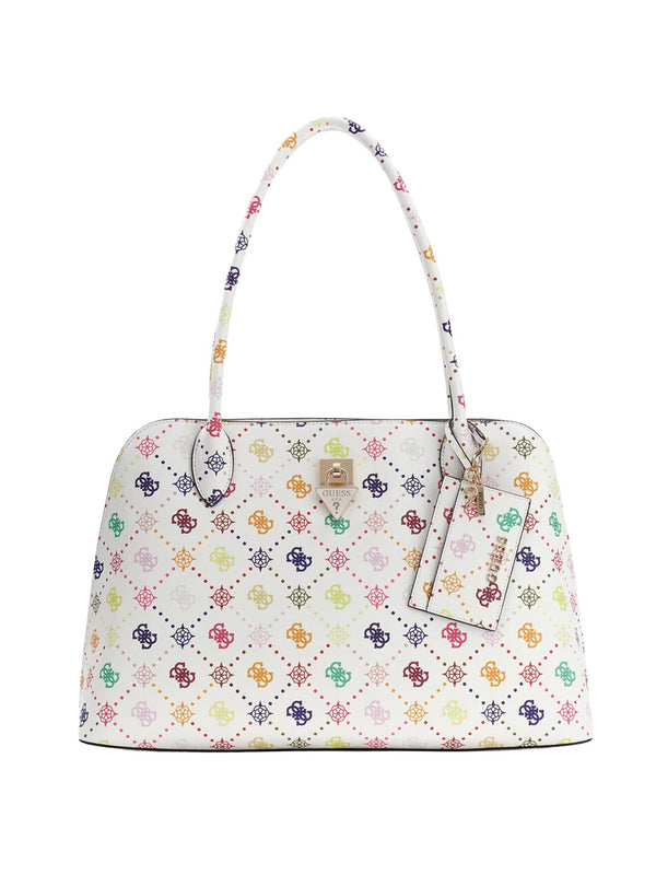 GUESS 2 USCITA Borsa a Mano Guess Patsie Tote - Bianco