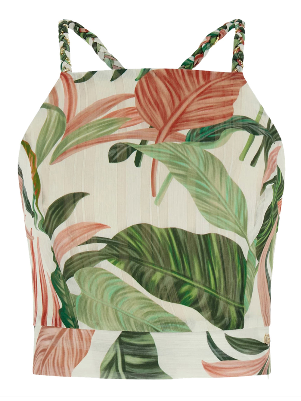 GUESS 2 USCITA Crop Top Guess Con Stampa Floreale - Multi