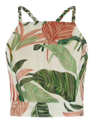 GUESS 2 USCITA Crop Top Guess Con Stampa Floreale - Multi