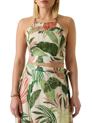 GUESS 2 USCITA Crop Top Guess Con Stampa Floreale - Multi